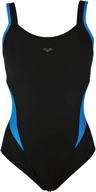 arena makimurax swimsuit black bright blue turquoise sports & fitness and water sports logo