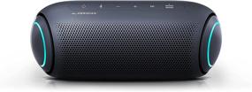 img 4 attached to 🔊 LG XBOOM Speaker PL7 Portable Wireless Bluetooth, Dual Action Bass, Sound by Meridian, Water-Resistant, Sound Boost EQ, 24 Hour Battery Life - Black, Enhanced SEO