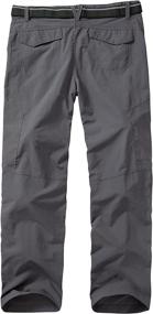 img 3 attached to 🌲 Ultimate Kids Boys Scout Cargo Hiking Pants: Convertible Zip-Off Shorts, Quick-Dry Fishing, and Dry Fit Technology