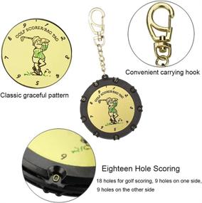 img 1 attached to How True 2 Pcs Golf Score Stroke Counter: Keep Score Easily and Accurately with Clip Keychain