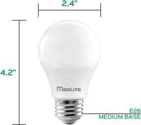 img 1 attached to 💡 Усовершенствованная лампа MaxLite Enclosed Dimmable Daylight: Освещение с эффективностью