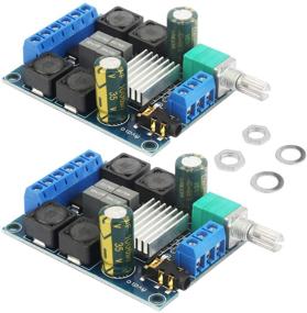 img 4 attached to 🔊 High Power Digital Audio Amplifier Board - 2x50W Class D Stereo TPA3116D2, 2pcs, DC 5V—24V - Ideal for Home Audio, Car Speakers & DIY Projects