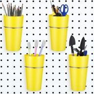🗃️ organize your workspace with 4 sets of pegboard bins and rings logo