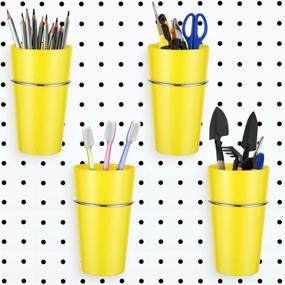 img 4 attached to 🗃️ Organize Your Workspace with 4 Sets of Pegboard Bins and Rings