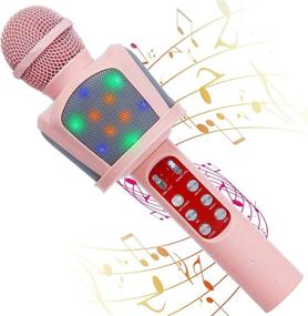 img 4 attached to 🎤 Portable Christmas Bluetooth Wireless Microphone