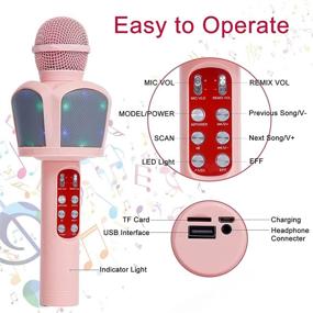 img 2 attached to 🎤 Portable Christmas Bluetooth Wireless Microphone