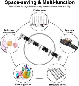 img 2 attached to Favbal Garage Storage Racks Hooks: Maximize Your Garage Space with Premium Organization Solutions