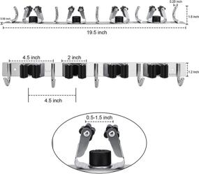 img 3 attached to Favbal Garage Storage Racks Hooks: Maximize Your Garage Space with Premium Organization Solutions