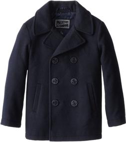 img 1 attached to Rothschild Little Breasted Peacoat Midnight Boys' Clothing
