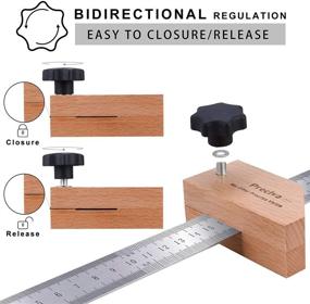 img 1 attached to Enhance Your Woodworking Precision with Preciva Woodworking Combination Engineers Measuring Tool