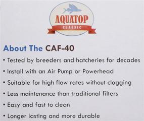 img 2 attached to AquaTop CAF-40 003451 Classic AquaFlow Aquarium Sponge Filter for 40 Gallon tanks