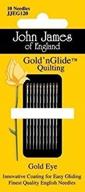 💫 quilting needles-size 9: discover the superior quality of john james gold'n glide needles logo