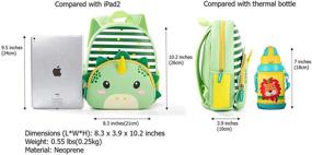 img 2 attached to Ultimate Waterproof Neoprene Schoolbag Backpacks for Preschoolers