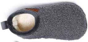 img 3 attached to 👶 Lightweight SLEVEL Toddler Slippers - S191007 Grey (Size 23) for Boys' Shoes