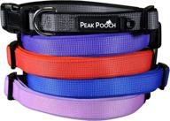 🐾 premium designer dog collars: top choice for small, medium, and large dogs - peak pooch logo