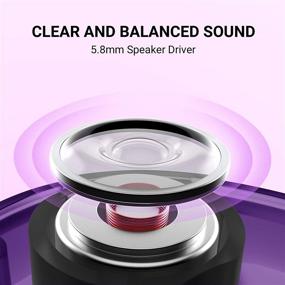 img 3 attached to 🎧 TCL SOCL500TWS Wireless Earbuds with Strong Bass, Type-C Charging Case, 26-Hour Playtime, Bluetooth 5.0, Secure Fit, Waterproof, Noise Isolation, One-Step Pairing for Gym - Sunset Violet