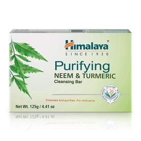 img 4 attached to 🌿 Himalaya Neem & Turmeric Cleansing Bar - Purify and Nourish Skin, 4.41 Oz (125 gm)