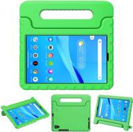 📱 teefity lenovo tab m8 hd/smart tab m8/tab m8 fhd 2019 tablet kids case, green - shockproof, light weight handle stand for lenovo tab m8 tb-8505f tb-8505x tb-8705f tb-8705n - ideal for kids logo