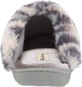 img 2 attached to Kids' Dearfoams Evelyn Velour Clog: Stylish Slipper with Leopard Cuff