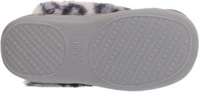 img 1 attached to Kids' Dearfoams Evelyn Velour Clog: Stylish Slipper with Leopard Cuff