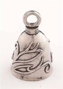 img 3 attached to Motorcycle Biker Guardian - Fortune Bell or Key Ring: Ride Safely, Aligned with Your Angel's Wings