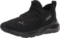 👟 puma cell running black unisex girls' athletic shoes logo