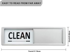 img 3 attached to 🧼 Coomazy Dishwasher Magnet Clean Dirty Sign: No-Scratch Indicator with Super Strong Magnet – Effortless Kitchen Organization for Dishes/Fridge