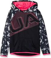 🔥 cozy and stylish: under armour girls' armour fleece logo hoodie wrapped in comfort logo