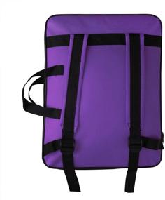 img 2 attached to Защитная водонепроницаемая портфельная сумка для искусства: чехол для холста, красок и блокнота вместе со специальным дизайном рюкзака - удобная сумка для хранения пигмента.