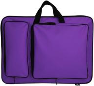 защитная водонепроницаемая портфельная сумка для искусства: чехол для холста, красок и блокнота вместе со специальным дизайном рюкзака - удобная сумка для хранения пигмента. логотип