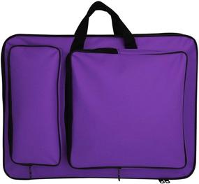 img 4 attached to Защитная водонепроницаемая портфельная сумка для искусства: чехол для холста, красок и блокнота вместе со специальным дизайном рюкзака - удобная сумка для хранения пигмента.