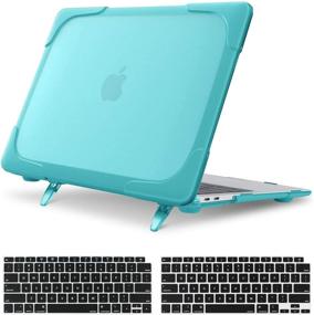 img 4 attached to MOSISO Kickstand Keyboard Compatible Turquoise
