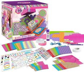 img 1 attached to 🎨 Crafty Card Making Kit for Girls - Birthday Gift Box for Tween - DIY Greeting Cards Set – Creative Card Crafts for Boys and Girls Age 6+