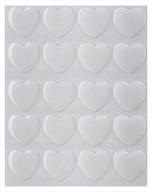 ❤️ 100 clear heart epoxy stickers adhesive seal for bottle caps and pendants – 1-inch - igogo logo