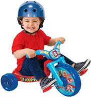 🚲 paw patrol 10” fly wheels junior cruiser ride-on pedal-powered toddler bike/trike: ideal ride for kids 2-4, 33”-35” tall, and up to 35 lbs. logo