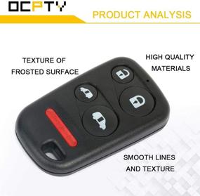 img 2 attached to 🔑 OCPTY Keyless Entry Remote Control Key Fob Replacement for Honda Odyssey 3.5L 01-04 OUCG8D-440H-A - Uncut Transmitter