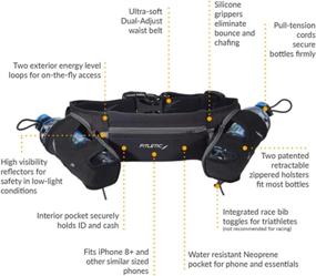 img 1 attached to 💧 Enhanced Fitletic Quench Hydration Belt with Retractable Features