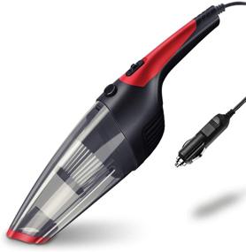 img 4 attached to 🚗 HHSUC Handheld Car Vacuum, Portable Auto Vacuum Cleaner - High Power Corded Mini Vacuum with 16.4 ft Power Cord, Strong Suction Wet & Dry Vacuum Cleaner for Home & Car Cleaning (Red-Corded)