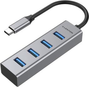 img 4 attached to 🔌 LENTION USB C Hub: 4 USB 3.0 Ports for MacBook Pro, Mac Air, Surface, iPad Pro - Stable Driver, Ultra Slim Adapter (CB-C22s, Space Gray)