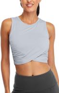 👕 stylish and slim-fitting sanutch workout crop tops for women – ideal for yoga, dance, and muscle-toning логотип