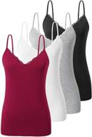 👚 vislivin plain camisole: adjustable undershirts for women's lingerie, sleep & lounge - shop now! logo