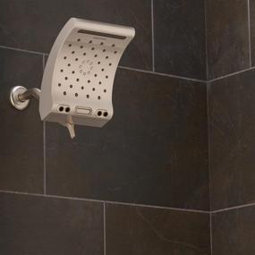 img 1 attached to 🚿 Enhanced Shower Experience with Oxygenic Evolution Model 34588 Brushed Nickel Rain Shower Head