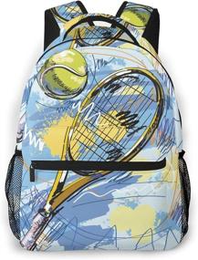 img 4 attached to Backpack Tennis Daypacks Backpacks Shoulder