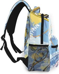 img 2 attached to Backpack Tennis Daypacks Backpacks Shoulder