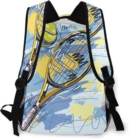 img 1 attached to Backpack Tennis Daypacks Backpacks Shoulder
