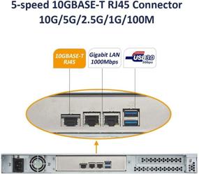 img 2 attached to 📦 TerraMaster U4-111 4-Bay NAS 10GbE Network Storage Server - Enterprise Apollo Quad Core 1.5GHz, Plex Media Server (Diskless)