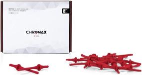 img 1 attached to 🔴 Noctua NA-SAV2 chromax.red, Silicone Anti-Vibration Fan Mount Set - 20-Pack in Vibrant Red Color