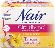 🌺 nair cire divine body wax kit - tahitian gardenia scent | microwaveable | 400g/14oz logo