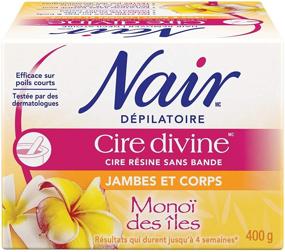 img 2 attached to 🌺 Nair Cire Divine Body Wax Kit - Tahitian Gardenia Scent | Microwaveable | 400g/14oz