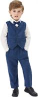 toddler formal classic dresswear outfit boys' clothing - suits & sport coats logo